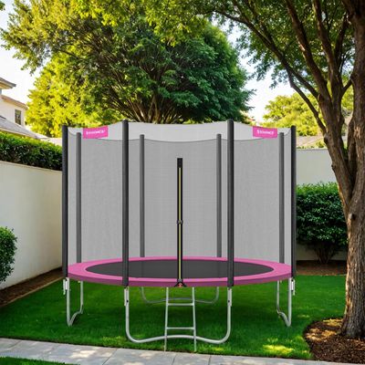 Trampoline, 305 cm, Rosa