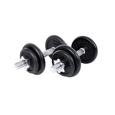 Dumbbellsett, Støpejern, 40 kg, Svart