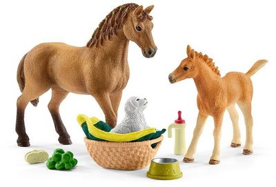 Schleich Horse Club 42432 - Sarah dyrepleje baby sæt