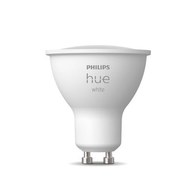 Philips Hue -LED-smartpære, BT, Hvid, GU10, 4,2 W, 1-pak