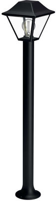 Philips Alpenglow -stolplampa, E27, svart, hög