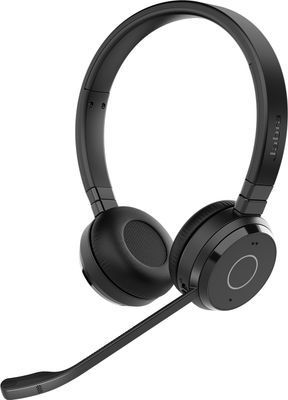 Jabra Evolve 65 TE Bluetooth-headset med mikrofon, MS, USB-A, Stereo