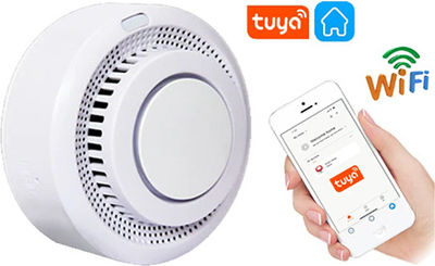 Tuya SM-01 intelligent brandalarm med WiFi