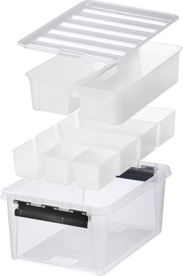 SmartStore Classic 15 -förvaringslåda med lock + 7 innerdelar