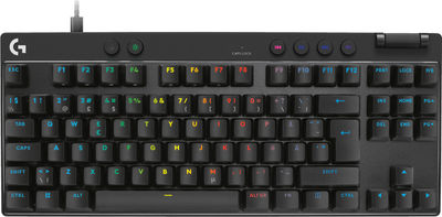 Logitech G Pro X TKL RAPID -trådad spelkeyboard, svart