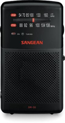 Sangean SR-35 lytte-radio, sort
