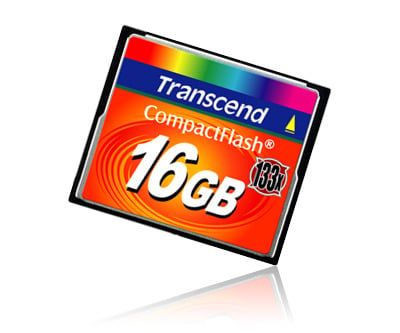 Transcend 16GB CompactFlash 133x hukommelseskort