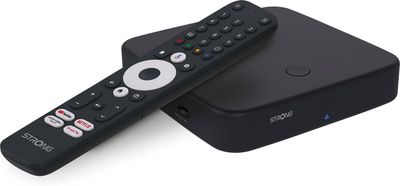 Strong SRT423 4K + DVB-T2/C Wi-Fi 4K Google TV medieapparat/digibox