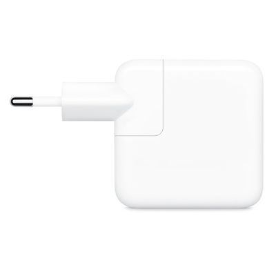 Apple 35 W USB-C-strömadapter med två portar, (MW2K3)