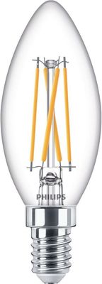 Philips Warm Glow LED-lys, E14, 2200-2700 K, 340 lm, dæmpbar, klar overflade
