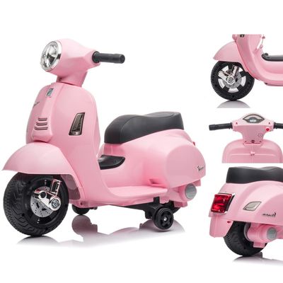 Batteridriven åkbil Vespa puderrosa Sun Baby