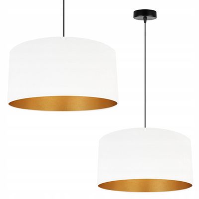 Hängande lampa takkrona gyllene sammetslampa