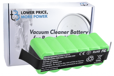 Batteri til iRobot ROOMBA 500 600 625 700 800 880 900 14,4V 5000mAh