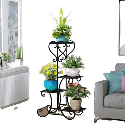 Plante Hylde, 4 Hylder, Indendørs, Hvid