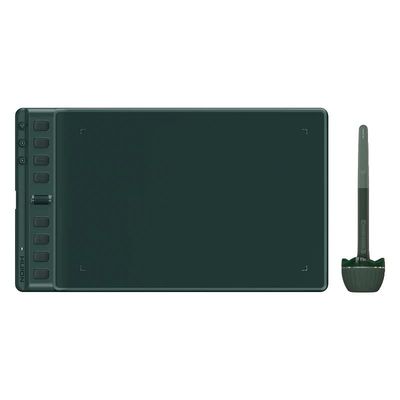 Grafiikkatabletti, 8192 painetasoa, USB-liitäntä, muokattavat pikapainikkeet,Vihreä