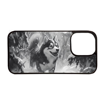 Barne Tegneserie Siberian Husky Hund iPhone 12 / iPhone 12 Pro Mobiltelefon Deksel