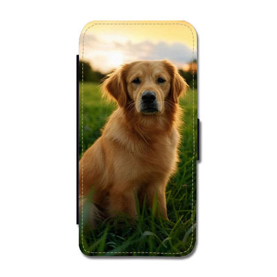 Hunde Golden Retriever Flip-etui Til iPhone 12/iPhone 12 Pro