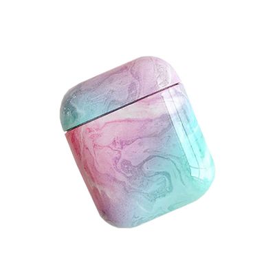 Apple Airpods 1/2 tapauskotelon suojatapaus vaaleanpunainen marmori
