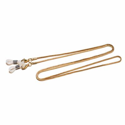Senils String Box Chain Egelassed Erellass Cord Neck Chain Gold