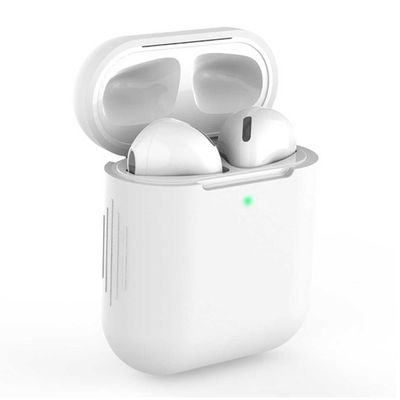 Hvite eple airpods 1/2 sakssjokk -målrettet beskyttelsessak