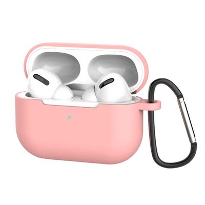 Vaaleanpunainen Apple Airpods Pro Case Shock -Tietty suojatapaus silikoni