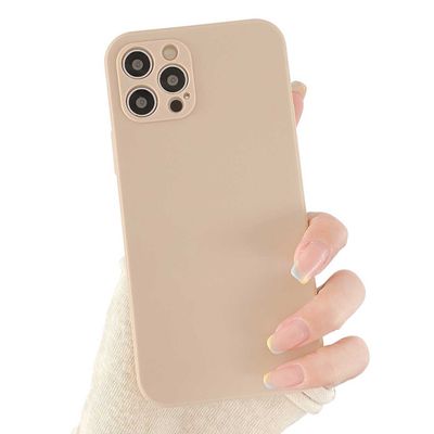 iPhone 14 Pro Tunt Beige Mobile Shell Lens Protection TPU