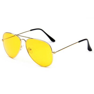 Pilot Solbriller Gull Gult Glass