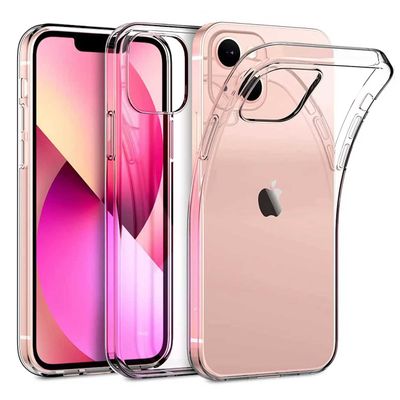 iPhone 14 pluss tynn gjennomsiktig mobilskall gjennomsiktig