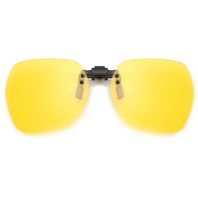 Klipp -på solbriller for briller - NightVision Yellow