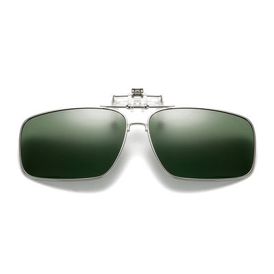 Flip Up Metal Clip-on solbriller Flip Up Green