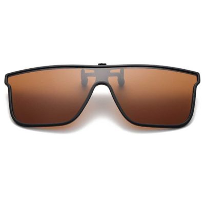 Sport Clip On Solbriller Flip Up Brown