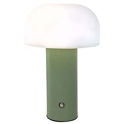 Retro Bordlampe Sopp | Trådløs Oppladbar LED Lampe Grønn