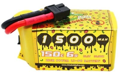 6s 1500mAh -150C - SpeedyPizzaDrones Pro XT60