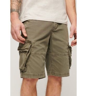 Superdrytil mænd. M7110433A Cargo shorts Core lysegrøn (28), Casual, Bomuld