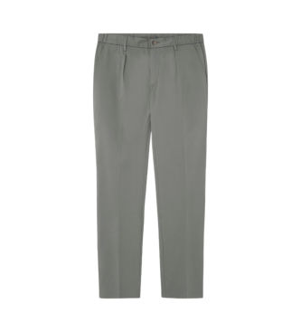 Hackett Londontil mænd. HM212627 Bukser med snørebånd, grøn (36/32), Casual, Lyocell