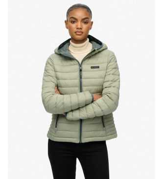 Superdrytil kvinder. W5011970A Fuji Lite Jakke grøn (M), Casual, Bæredygtig, Genanvendt nylon