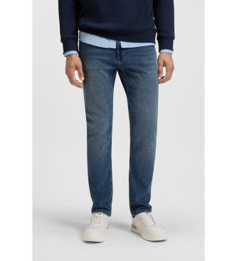 BOSStil mænd. 50524008 Jeans Delaware Bo blå (30/32), Casual, Bomuld, Denim