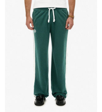 Superdrytil mænd. M7011426A Jogger Athletic Fives grønne bukser (S), Casual, Bomuld