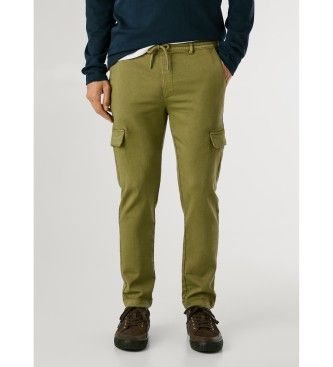 Pepe Jeanstil mænd. PM211725 Gymdigo Cargo grønne bukser (38), Casual, Bomuld