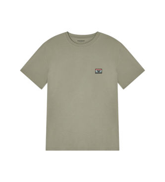 Emporio Armanitil mænd. EM000379_AF18896 T-shirt Superfine grøn (L), Casual, Bomuld, Korte ærmer