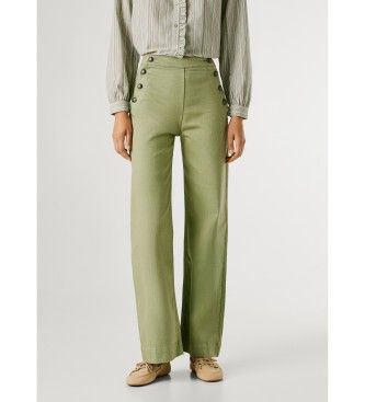 Pepe Jeanstil kvinder. PL2100069 Fergy-bukser i grøn (S), Casual, Bomuld