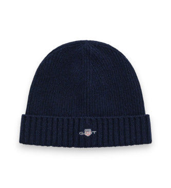 Ganttil mænd. 9910023 Marineblå uldhue (OSFA), Casual, Bomuld