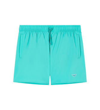 Emporio Armanitil mænd. EM000583_AF20424 Turkis Essential badebukser (XL), Badetøj, Polyester