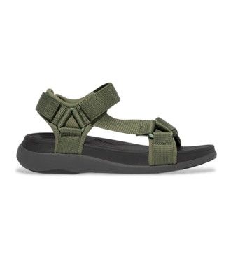 Fitfloptil mænd. IW6-C80 F-Mode sandaler grøn (44), Fast, Velcro, Casual