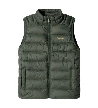 Pepe Jeansunisex til børn. PB4000042 Evan vest grøn (4años= 80cm), Casual, Polyester, børnetøj