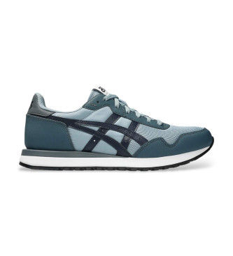 Asicsunisex. 1203A612 Træningssko Tiger Runner Ii blå grøn (40.5), Fast, Blonder, Casual