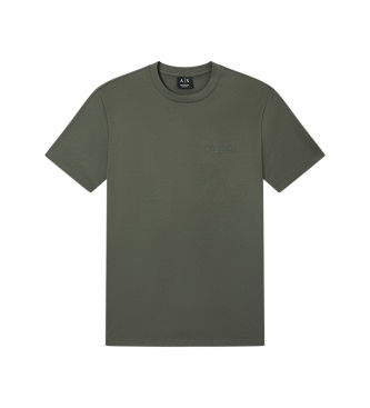 A|X Armani Exchangetil mænd. XM001281AF10361M8317 Daglig grøn T-shirt (M), Casual, Bomuld, Korte ærmer