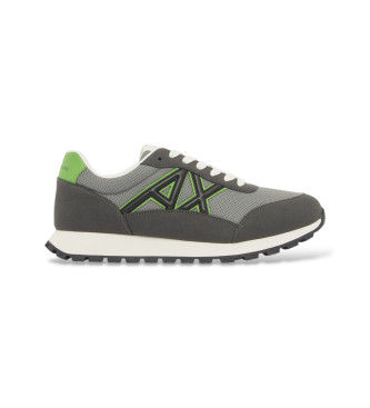A|X Armani Exchangetil mænd. XM001960AF19388MZ756 Træningssko Ax grøn (45), Fast, Blonder, Casual