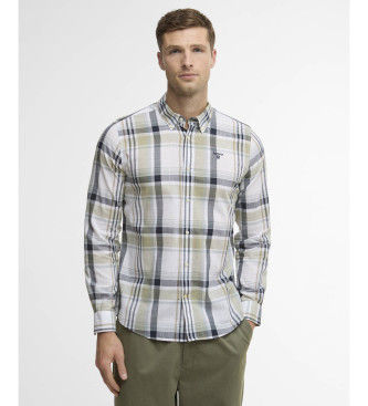 Barbourtil mænd. MSH5295 Kidd grøn skjorte (XXL), Casual, Bomuld, Lange ærmer