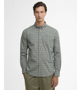 Barbourtil mænd. MSH5023 Lomond grøn skjorte (XXL), Casual, Bomuld, Lange ærmer